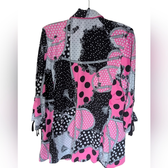 Two Piece 90s Abstract Shirt And Jacket - Picture 9 of 9